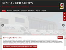 Tablet Screenshot of benbakkerautos.nl